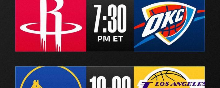 NBA官宣新赛季揭幕战：火箭VS雷霆 勇士(shì)VS湖人