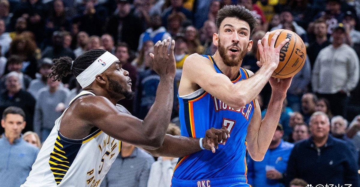 切特·霍(huò)姆格伦确定出战雷霆对阵老鹰的(de)比賽(sài)